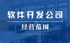 注册深圳公司营业执照开发软件公司经营范围大全